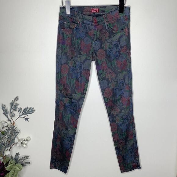 MOTHER The Vamp Ghosts and Roses Skinny Jeans {O4} - Picture 2 of 7